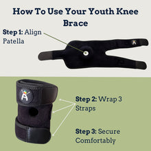 Load image into Gallery viewer, Arvonne Adjustable Kids Knee Brace
